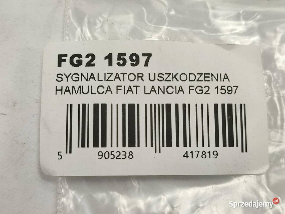 SYGNALIZATOR USZKODZENIA HAMULCA FIAT LANCIA osobowe lubelskie