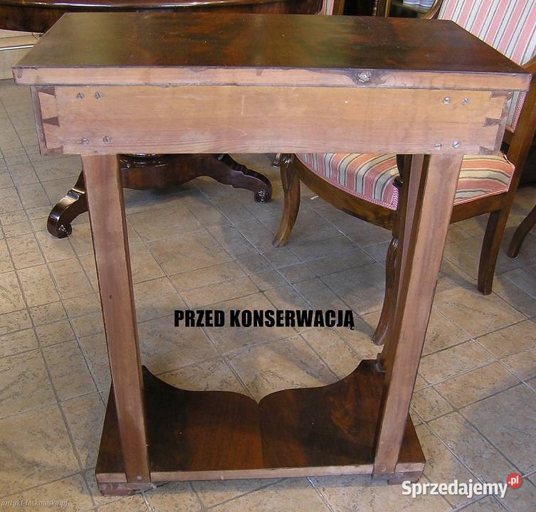 Konsolka Biedermeier pomorskie Sopot