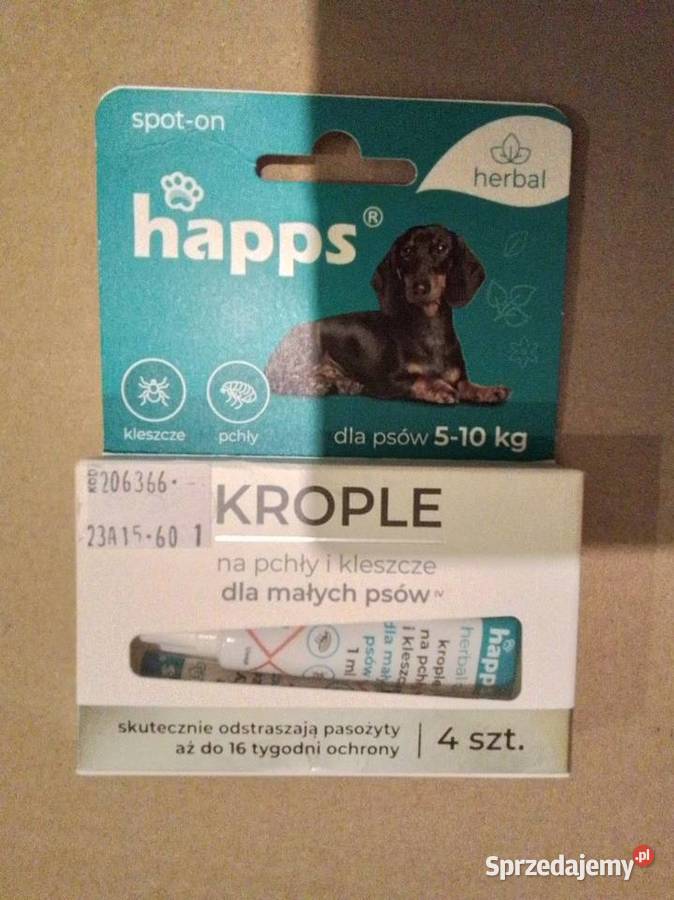 Krople na pchły i kleszcze małych psów Katowice