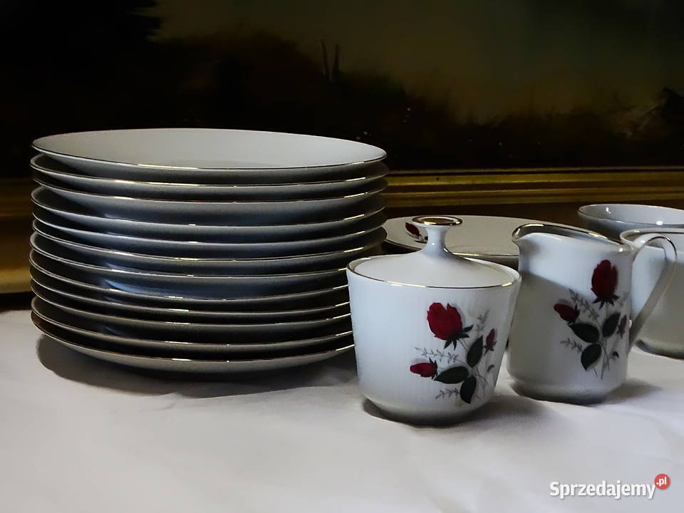 Zestaw porcelany Mitterteich Bavaria elegancki Biłgoraj