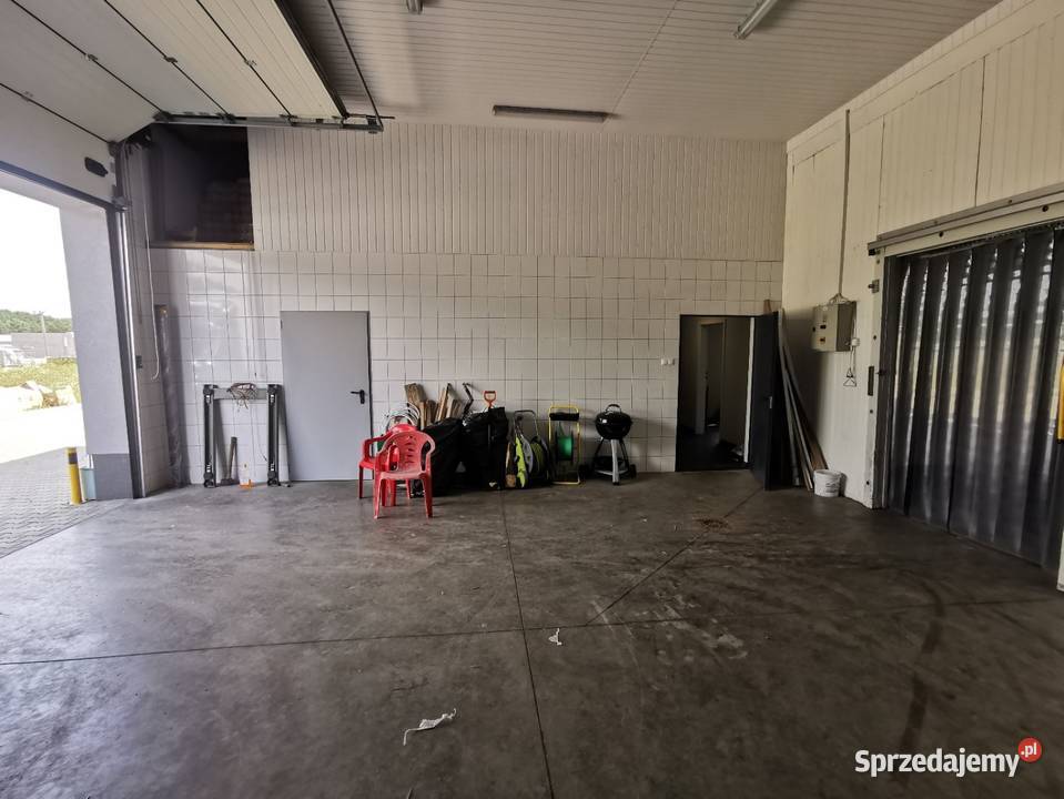 Hala magazyn chlodnia mroznia 184m2 na działce Prądocin