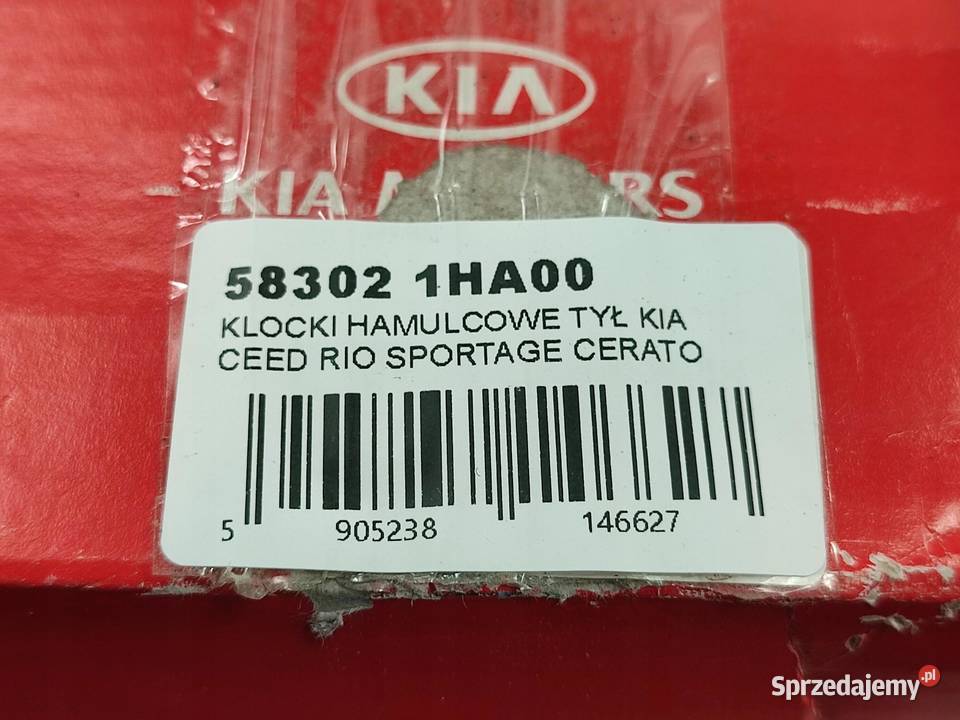 KLOCKI HAMULCOWE TYŁ KIA CEED RIO SPORTAGE