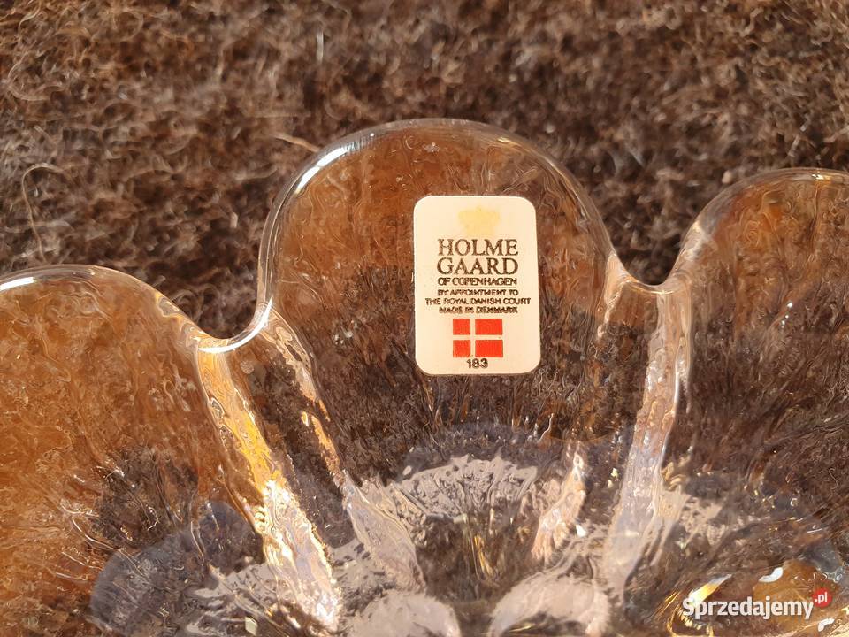 Holmegaard kryształowa duńska miseczka Myszków sprzedam