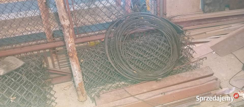 Ogrodzenie brama siatka słupki drut Sonina