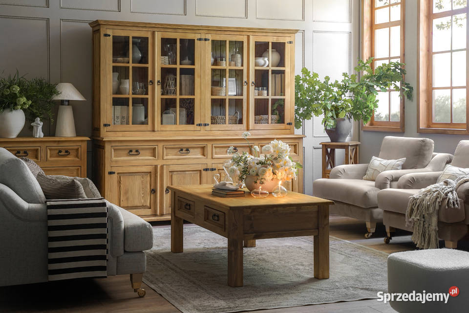 Duża witryna biblioteczka drewniana VIT 18 Maków Podhalański sprzedam