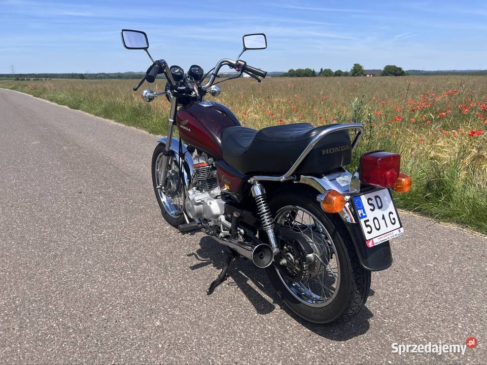 Honda 125 C Custom super stan 19 000 gotowa do manualna Dąbrowa Górnicza