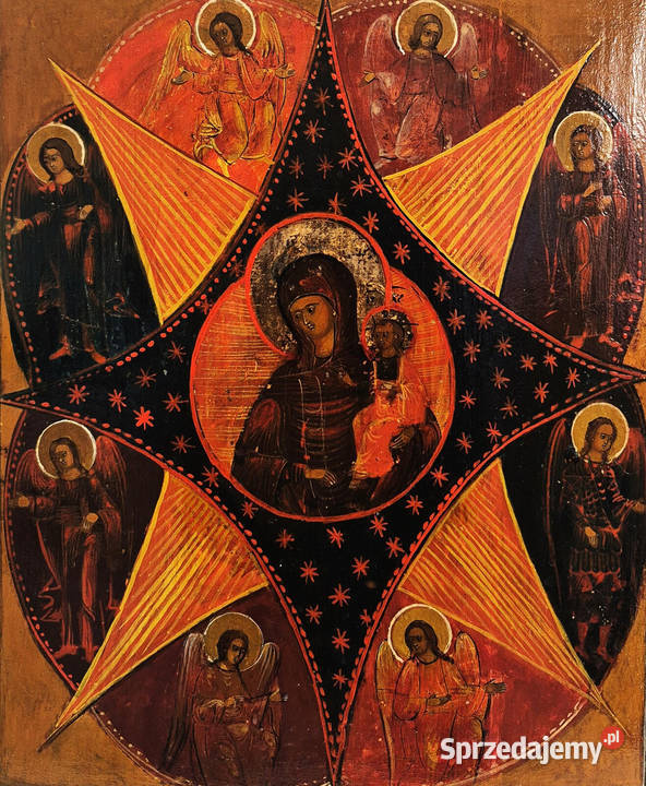 Ikona Matka Boża Gorejący Krzew 0104 Warszawa