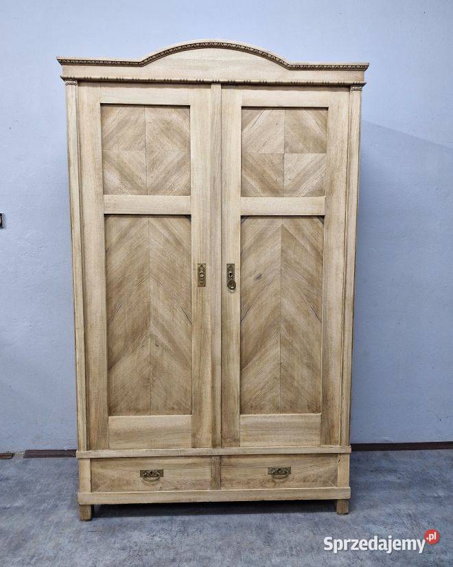 Dębowa szafa ludwikowska ponad 100letni antyk 2 mazowieckie Marki