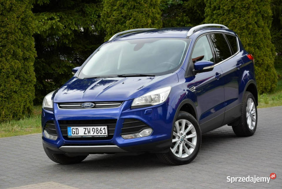 Ford Kuga 4x4 Titanium Skóry Navi 2xParktronik niebieski
