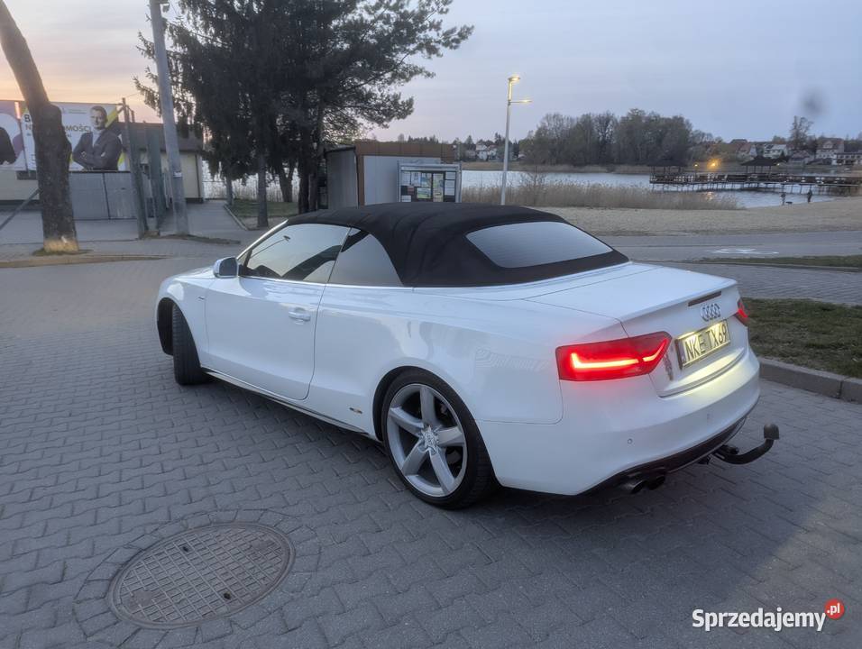 Audi A 5 cabrio SLine doinwestowana ZAMIANA NA 230KM Mrągowo