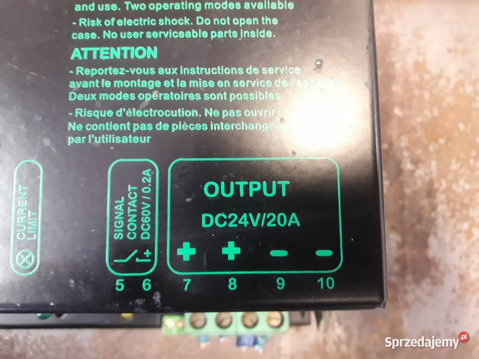 Zasilacz MURR ELEKTRONIK MPS20 3x400 24v 20A Pozostałe sprzedam