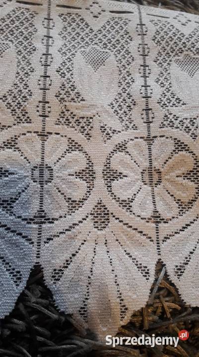 Biała zazdrostka panelowa wys 30 60 firanka Wystrój okien Dom i Ogród Radom sprzedam