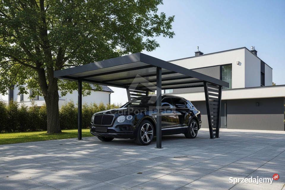 Carport V PREMIUM 5x5m Wypełnienie panelami Bydgoszcz