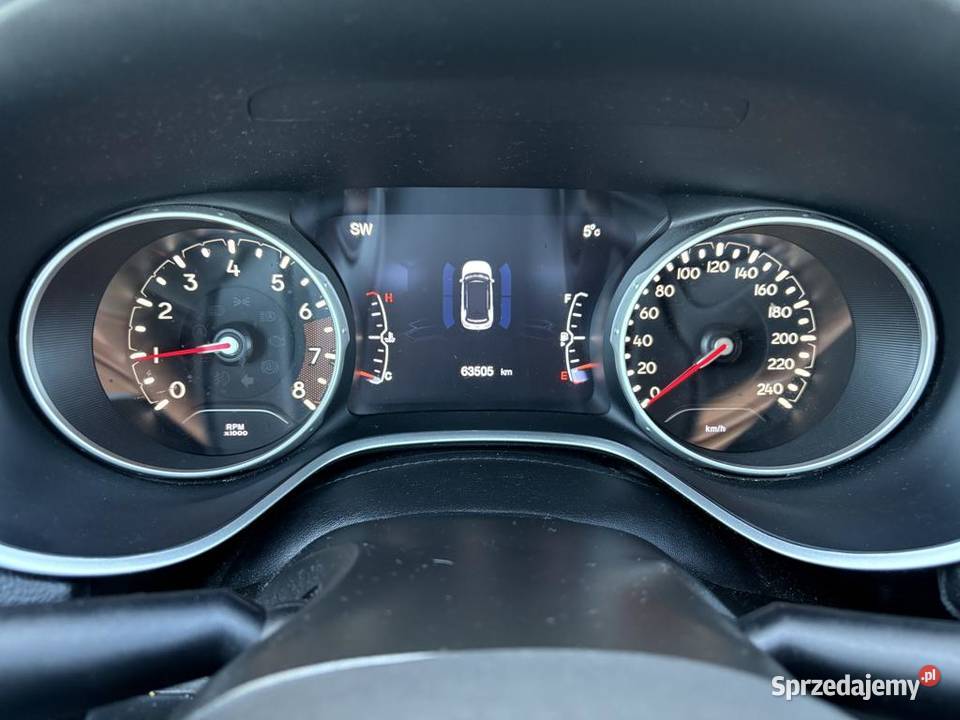 Jeep CompassSalon Bezwy Skóra Nawi Zadbany wspomaganie kierownicy Samochody osobowe Libiąż