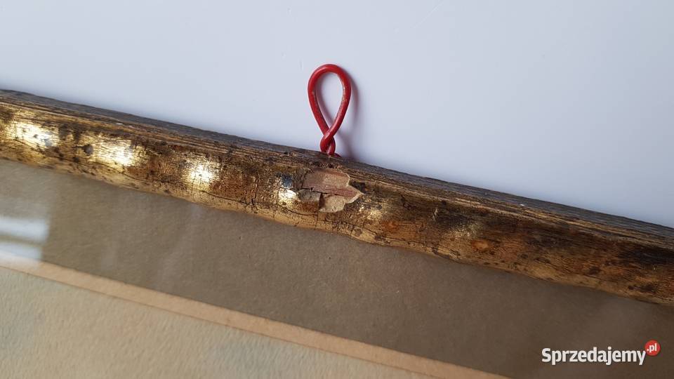 Stara akwarela sygnowana J Rommel 18811967 śląskie Dąbrowa Górnicza