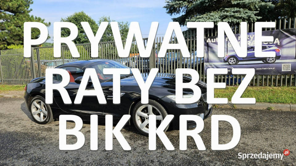 BMW Z4 BMW Z4 cabrio czarna na raty wynajem bez