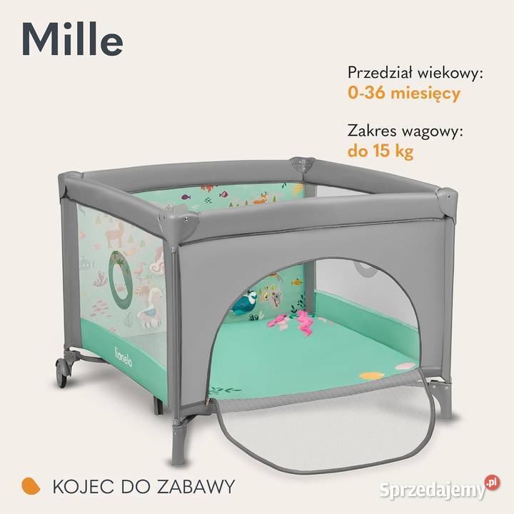 Kojec dziecka łóżeczko Lionelo Mille 100x100 Jadowniki