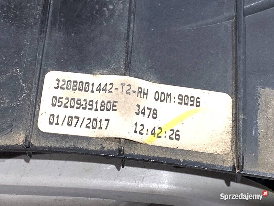 LAMPA TYŁ PRAWA WEWNĘTRZNA FIAT TIPO 0520939180E