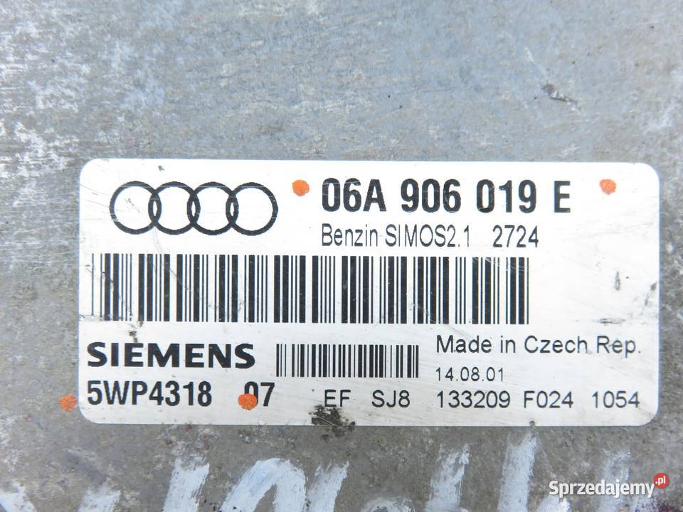 STEROWNIK SEAT TOLEDO II 1M2 16 AKL 06A906019E małopolskie