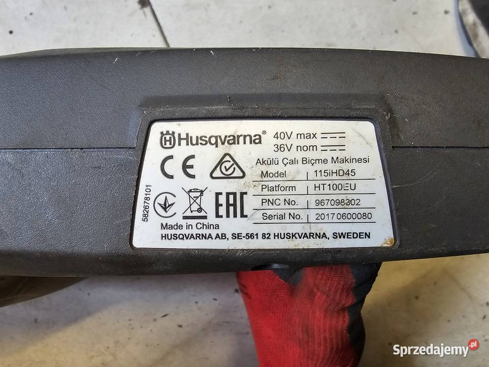 Nożyce elektryczne Husqvarna 115iHD45 sekator Jelenia Góra