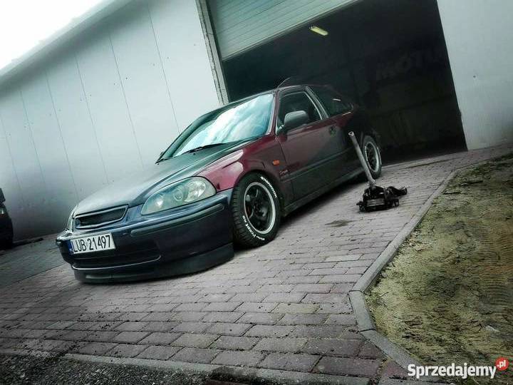 Honda Civic ek 4 bordowy Civic lubelskie Garbów
