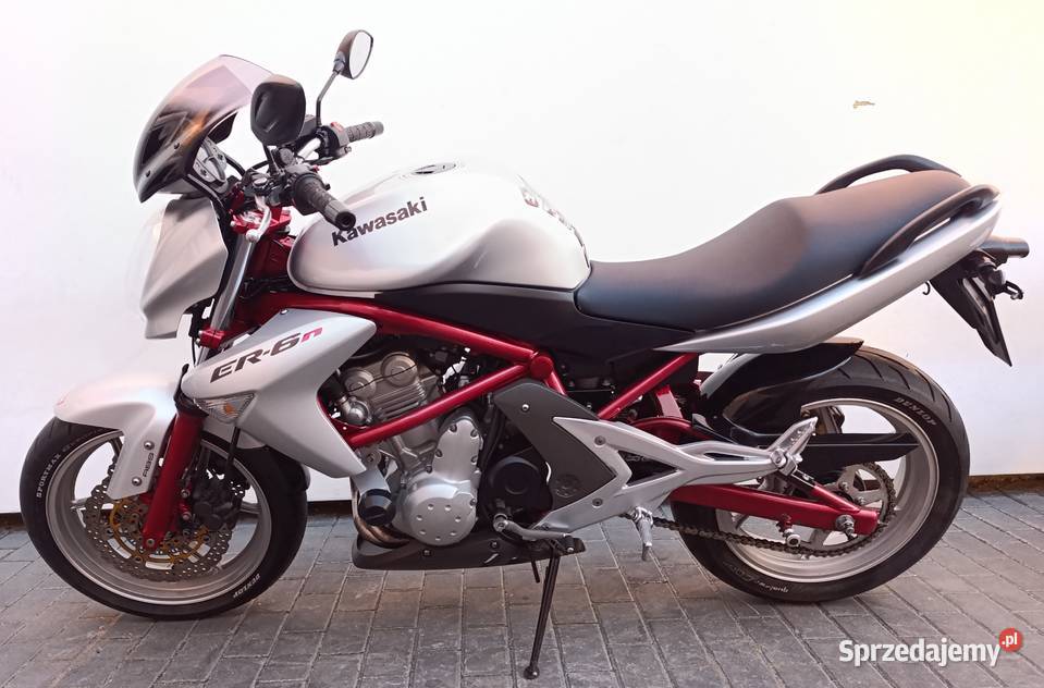 Kawasaki ER 6 N ER6N ładna NISKI PRZEBIEG naked nieuszkodzony Ostrołęka sprzedam