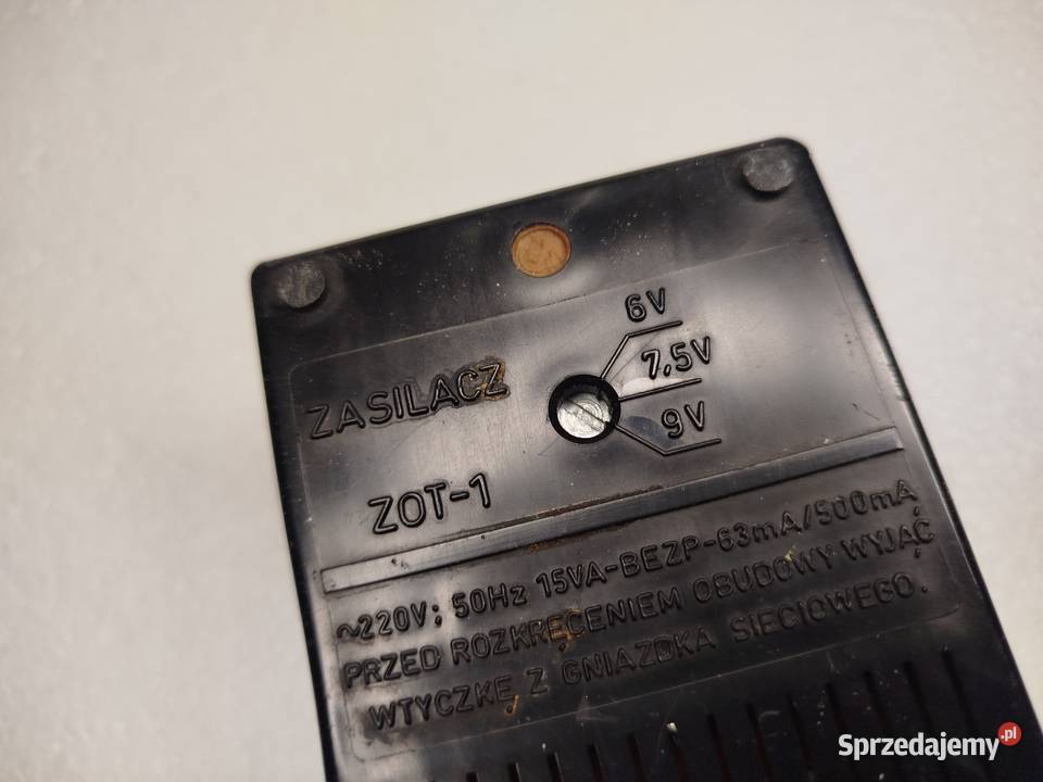 Zasilacz uniwersalny do radyjek Unitra ELSIN 6V Radioodtwarzacze Zgierz