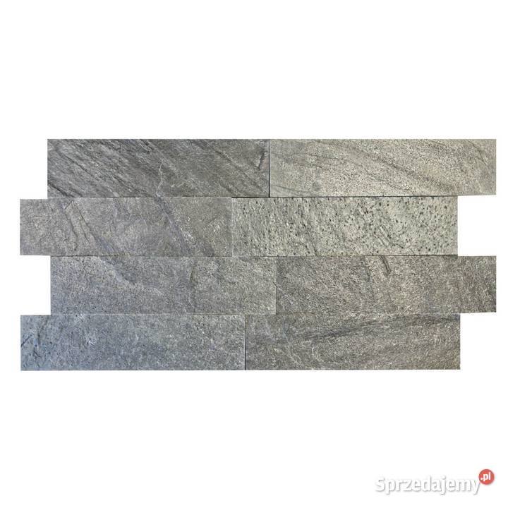 Płytka kamienna kwarcyt Silver Grey 60x15x12