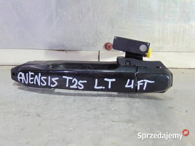 KLAMKA DRZWI LEWY TYŁ AVENSIS T25 LIFT CZARNA