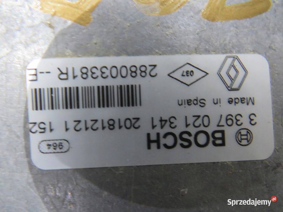 SILNICZEK MECHANIZM WYCIERACZEK PRZÓD RENAULT