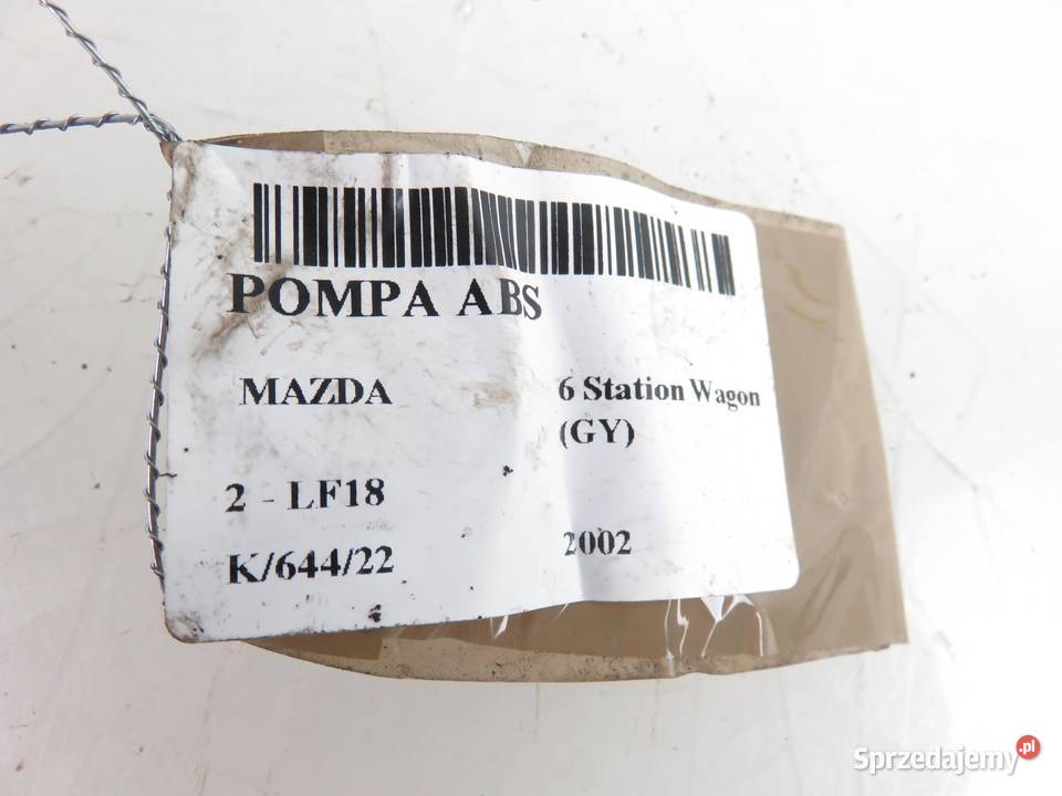 POMPA ABS MAZDA 6 GY 4370061 2059149 osobowe
