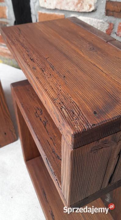 Szafki nocne stare drewno