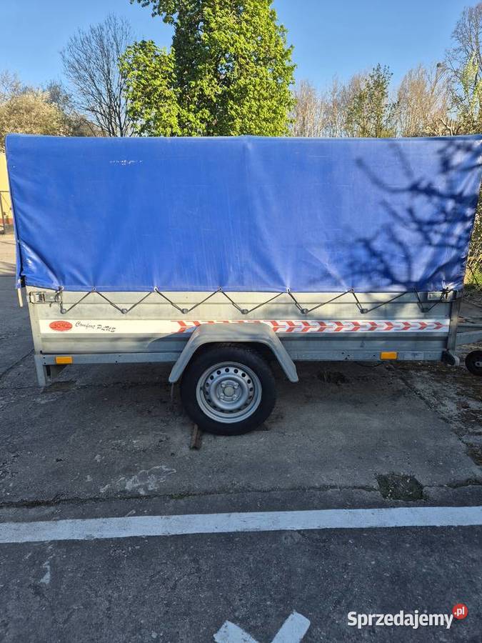 Przyczepka lekka Boro uchylna 750 Stara Dąbrowa sprzedam