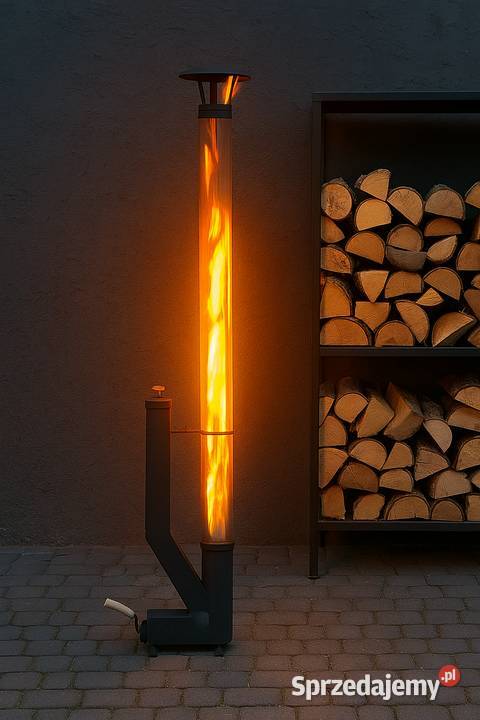 Parasol grzewczy piecyk na pellet lampa grzewcza