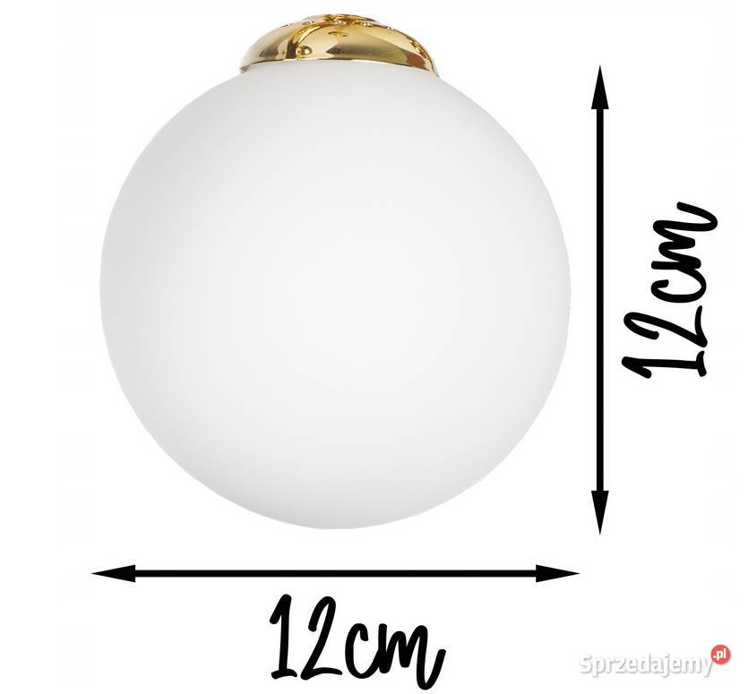 LAMPA WISZĄCA SUFITOWA ŻYRANDOL ZŁOTA KULE 4