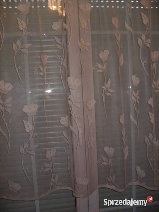 firanka krótka 160 gotowa kremowa Wrocław sprzedam