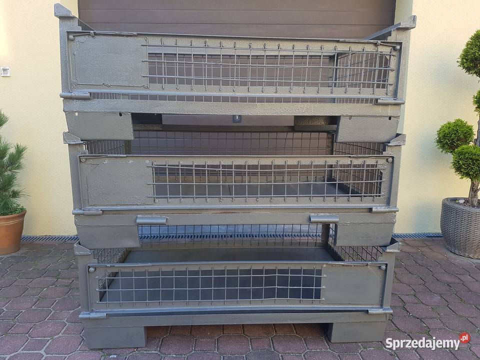 Giterbox 12 pojemnik metalowy siatkowy Wiskitki sprzedam