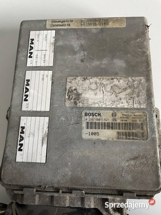 MAN sterownik silnika ECU 0281001521 51116157159 Jastrzębniki sprzedam