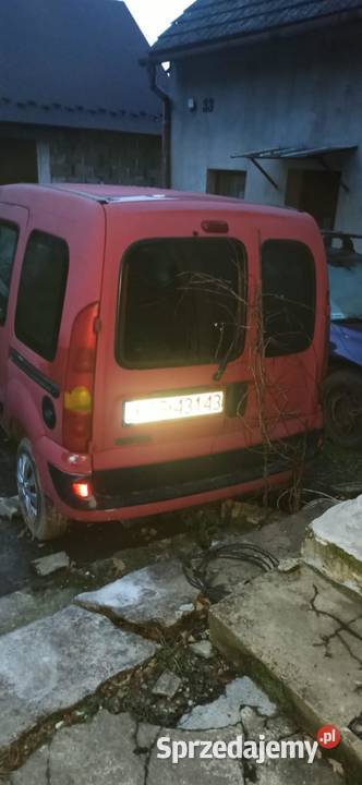 Sprzedam Renault T 2003 Kangoo uszkodzone w Kangoo małopolskie Bulowice sprzedam