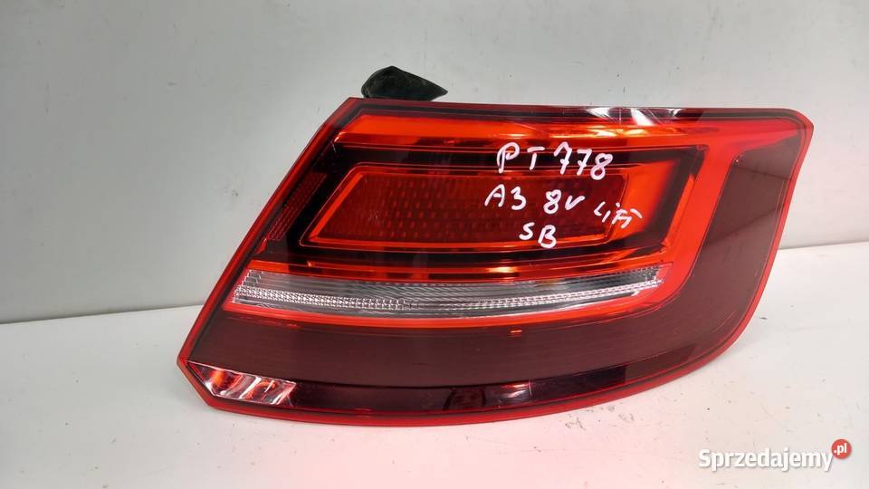 AUDI A3 8V LIFT SPORTBACK LAMPA TYŁ PRAWA 5D osobowe Zbierkowo