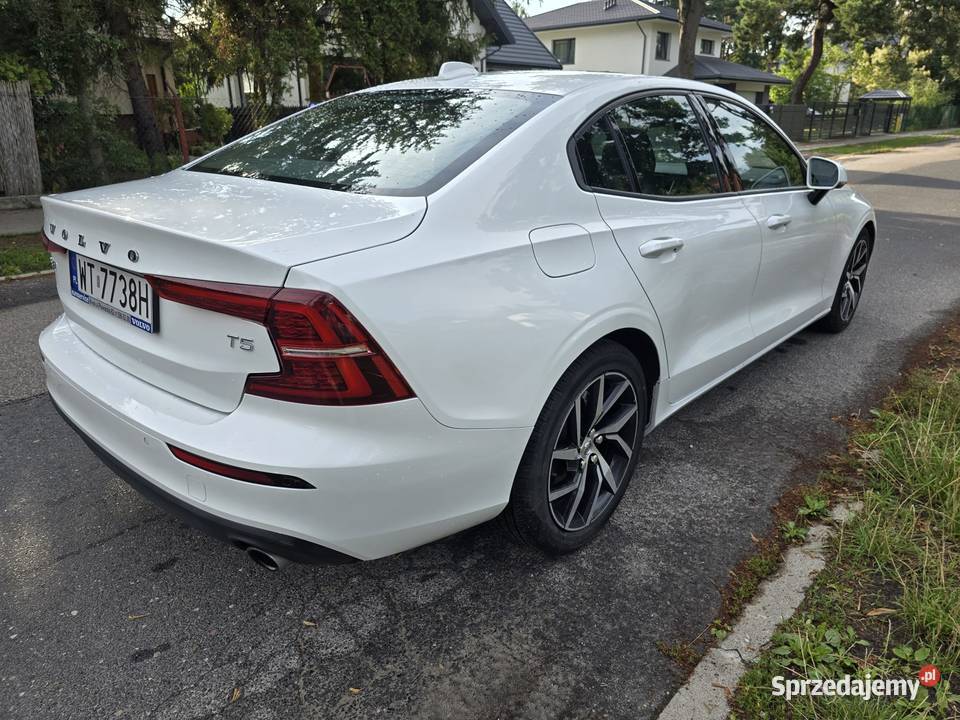 Volvo S60 T5 250 skóra 67 przebiegu biała perła mazowieckie Józefów sprzedam