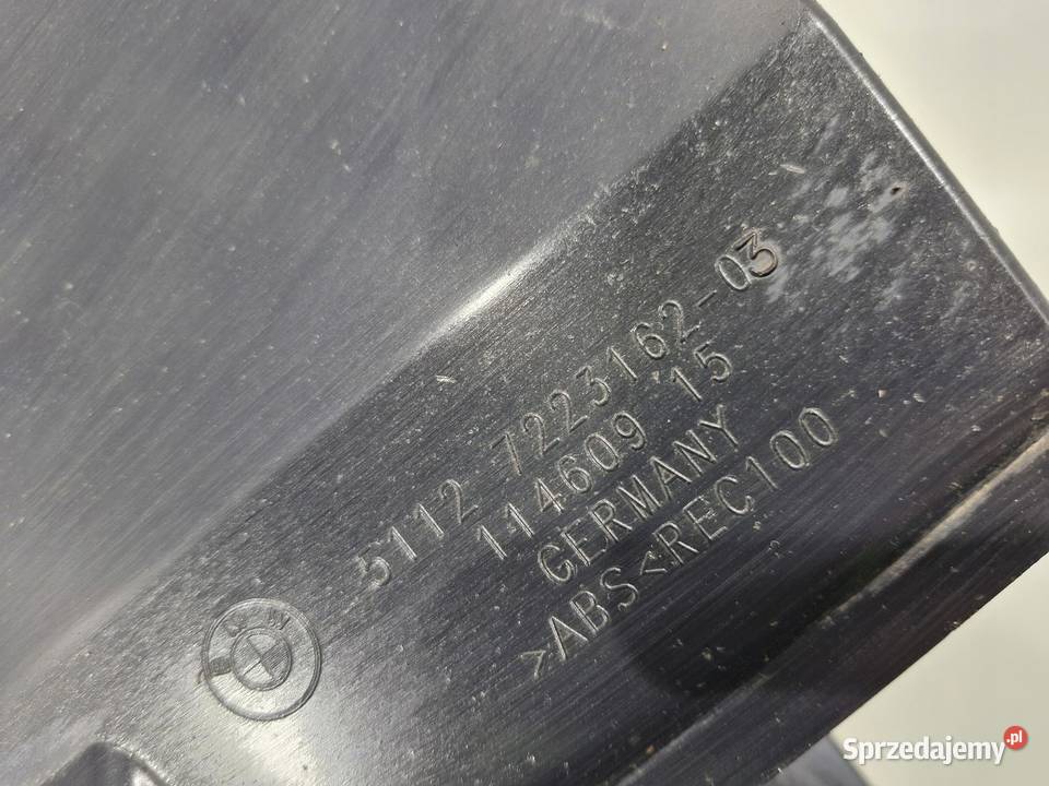 BMW F06 F12 PROWADNICA MOCOWANIE ŚLIZG ZDERZAKA