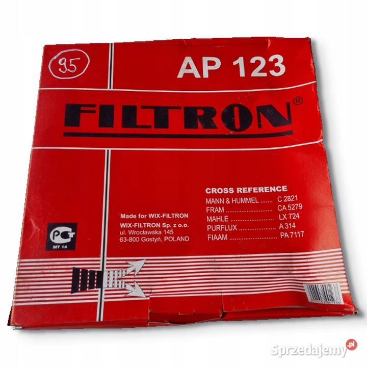 FILTR POWIETRZA Filtron AP123 Nissan 100NX Chełm