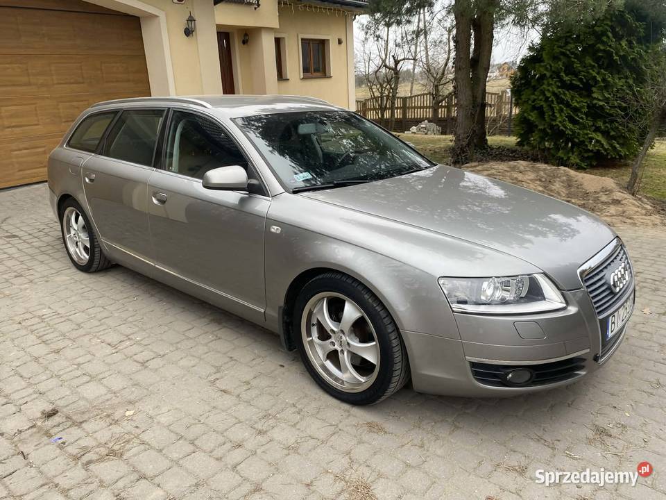 Audi A6 C6 24 v6 benzyna manual super stan Białystok sprzedam
