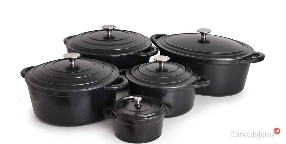 Duża masywna brytfanna z pokrywką grillową Warszawa