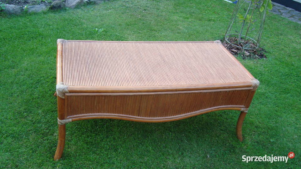 Stolik ratanowy prostokątny mazowieckie Warszawa