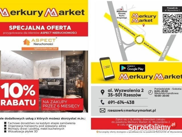 Rzeszów Słoneczny Stok działka 962 ar Sprzedam podkarpackie