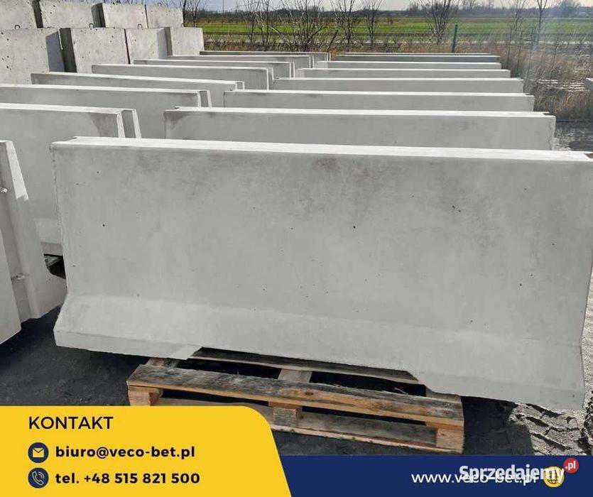 Betonowa zapora drogowa bariera drogowa U14b mazowieckie Mińsk Mazowiecki sprzedam