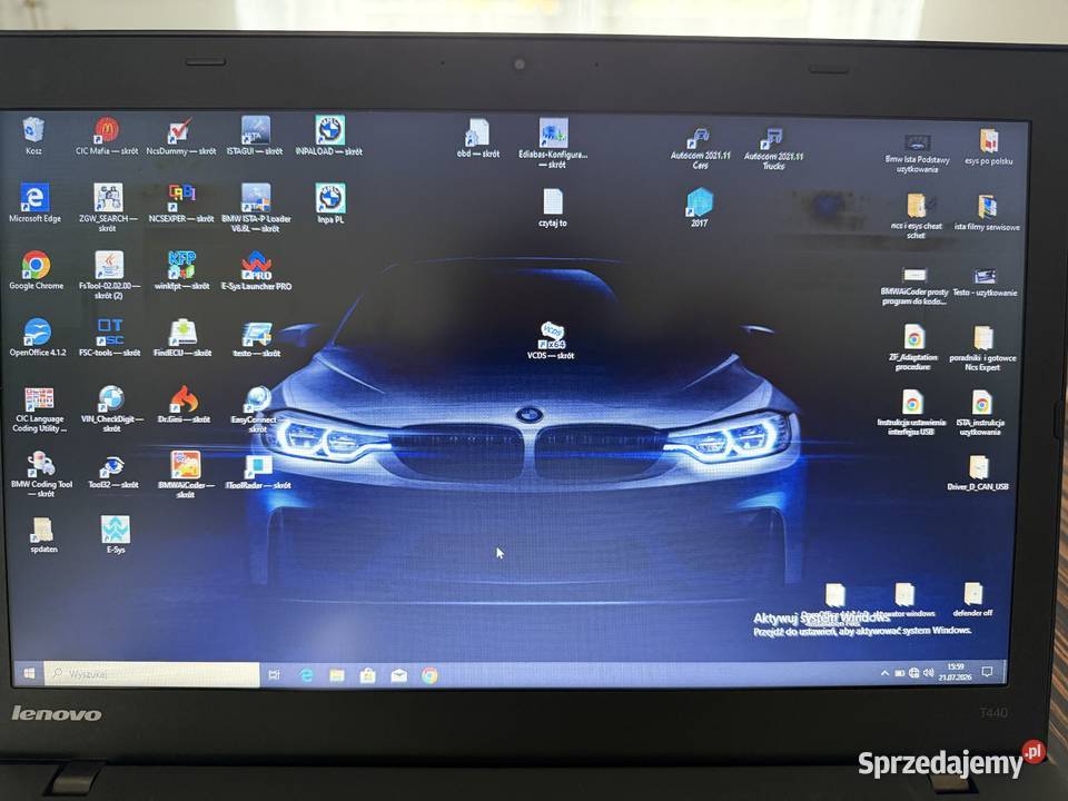 Laptop diagnostyczny BMWVAG i inne Narzędzia warsztatowe dolnośląskie Wrocław sprzedam