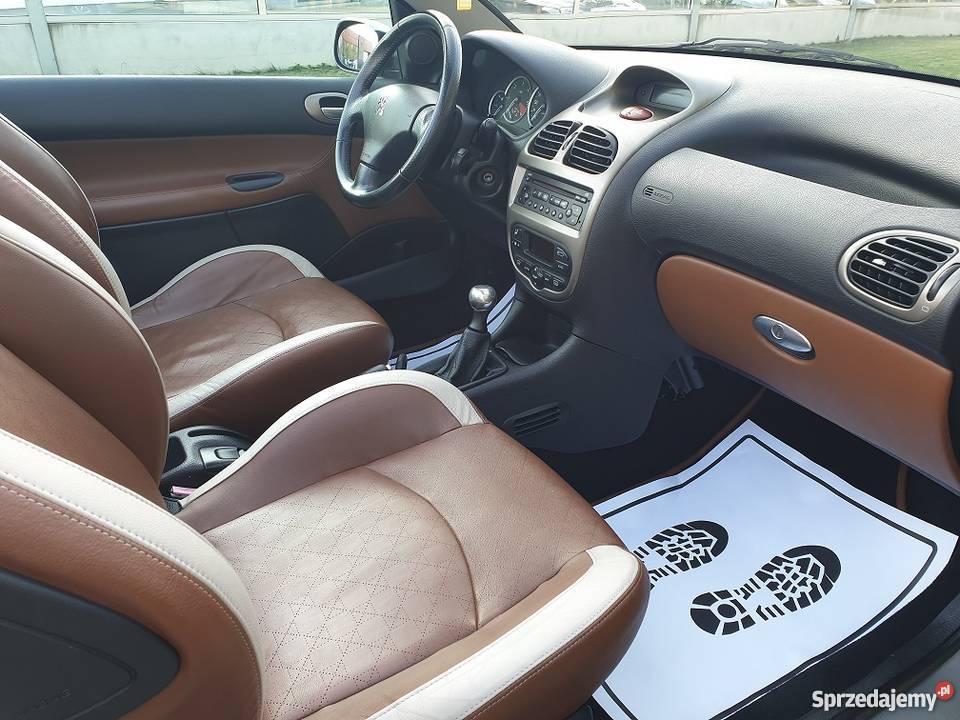 Peugeot 206 CC 16 Diesel 2006r Skóry Cabrio 95 sprzedam